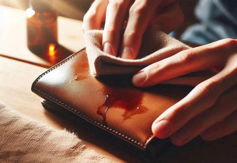 How To Remove Ink From leather wallet